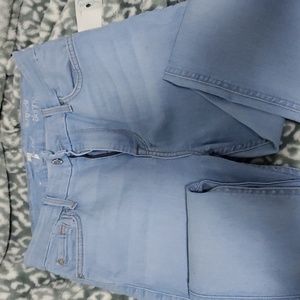 Brand new light blue jeans